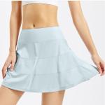 Nylon Womens Golf Clothes Tennis Sports Skort Skirts Pink Printing