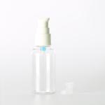 Organic Natural Small Lotion Pump Bottle , 50ml Clear Empty Lotion Containers