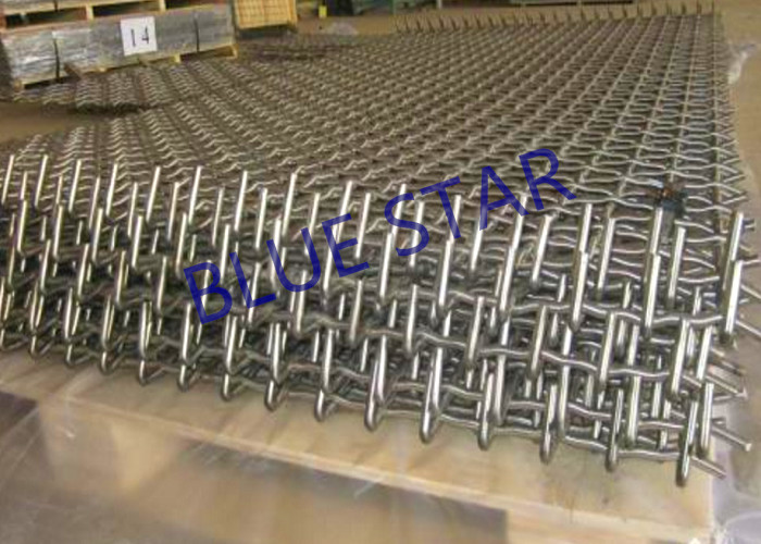 304 / 316 Stainless Steel Mining Screen Mesh Light & Heavy Type For Filter / Decorative