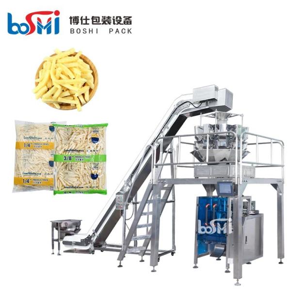 Automatic Frozen Food Packing Machine For Frozen French Fries Frozen Potato