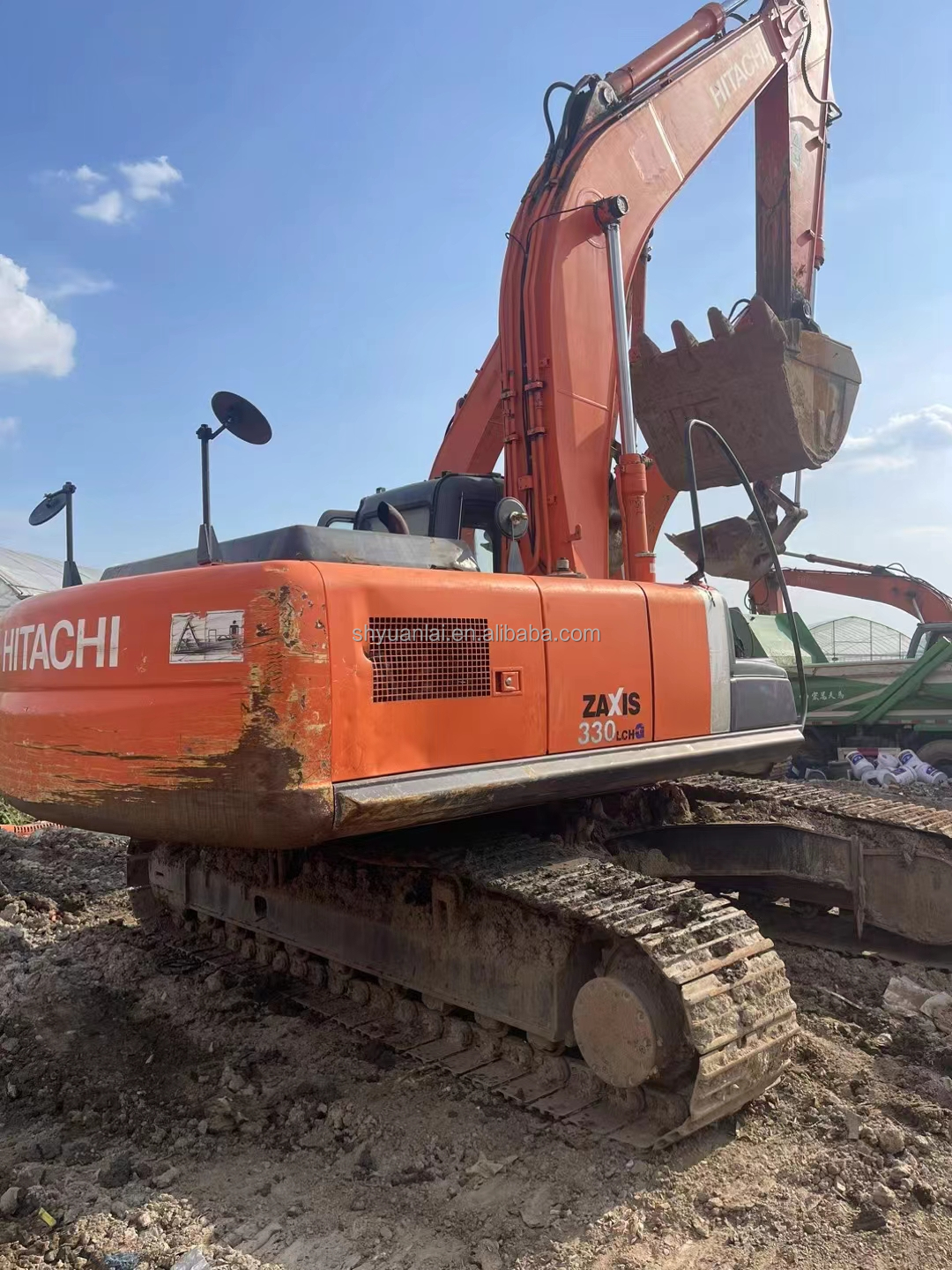 Construction ZX260 Excavator With Original Hydraulic Pump And 26000KG Machine Weight