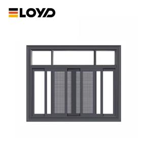 Wholesale Aluminium Metal Building Commercial Horizontal Sliding glass Windows Replacement from china suppliers