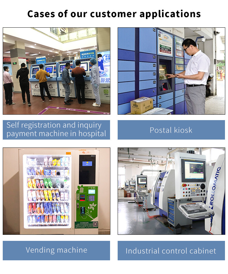 Ip65 1080p Lcd Panel Touch Screen Industrial Pc Windows10 Os / Android Os Computer