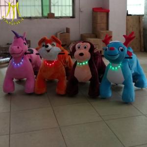 Wholesale Hansel amusement game machine electric plush battery operated walking horse from china suppliers