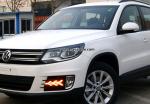 VW Tiguan Volkswagen DRL LED Daytime driving turn signal Fog Lights