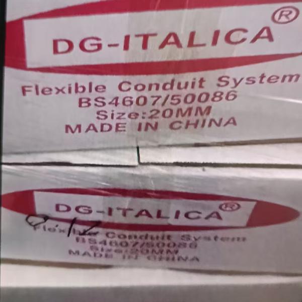 Wavy Shape Plastic Wrapped Flexible Metal Conduit For Durable Industrial