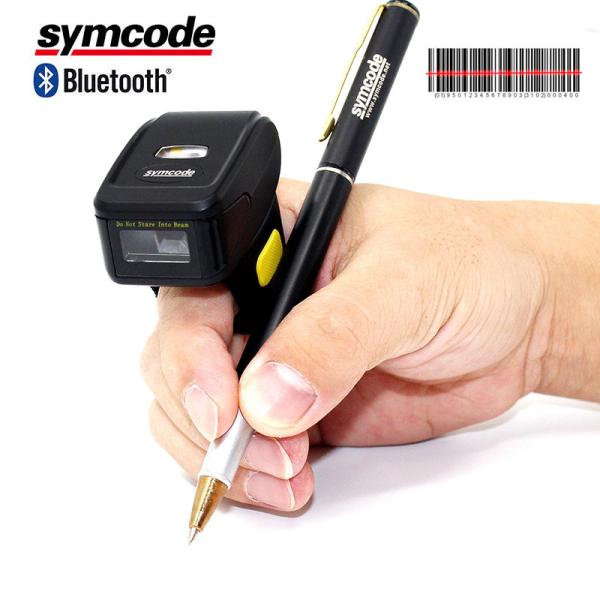 Finger Style Wireless Ring Scanner / 1D Barcode Scanner Advanced Decoding Algorithms