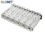 Low Emission 6 Ports SFP Cage Connector Elastomeric Gasket Press Fit Mounting