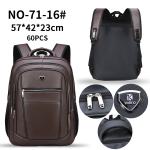 Pu Leather Retro Business Casual Backpack Male Multifunctional Men'S Business