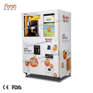 Wholesale hot sale white color 220V VA1 orange juice vending machine for shopping mall from china suppliers