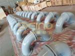 Alumina Ceramic Tube Ceramic Lined Elbow ISO Certificate