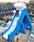 Cartoon Theme Giant Inflatable Water Slides For Adult Outdoor PVC Tarpaulin