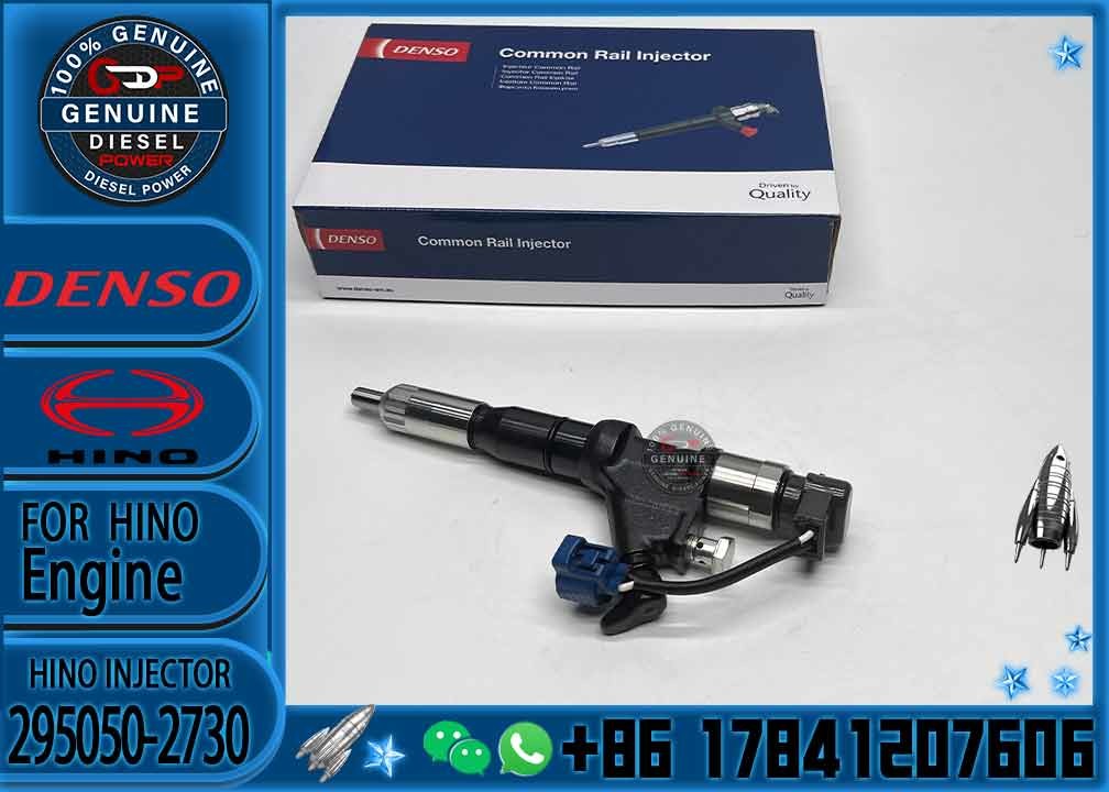 High Quality New Diesel Common Rail Fuel Injector 295050-2580 23670-E0221 295050-2730 23670-E0A70 For HINO E13C 700 engi
