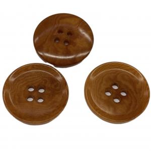 Wholesale Dye Brown Color 36L Natural Corozo Buttons With Rim Environment Friendly from china suppliers