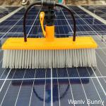 Water Spray Nozzle and Aluminum Alloy Handle Solar Panel Care Brush Shipping