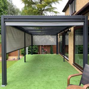Wholesale Garden Arches Motorized Aluminum Pergola Rodent Proof For Courtyard from china suppliers