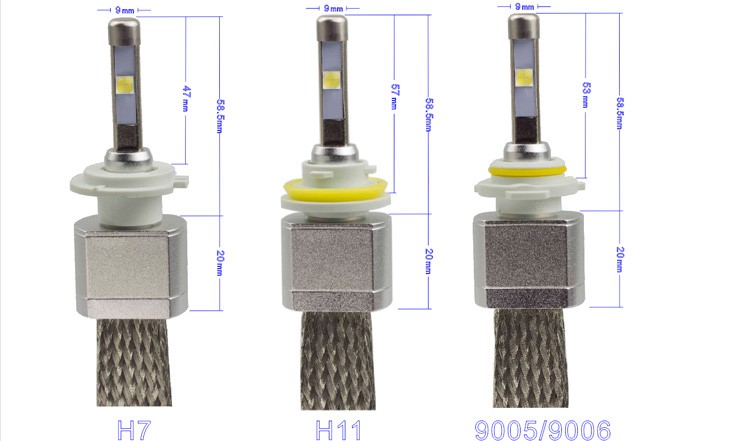 Hot SALE 40W White H4 9003 HB2 4800LM LED DRL Headlight Bulb #R Headlight 5000K Beam--from BAOBAO LIGHTING
