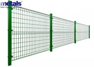 Wholesale 3D Curved Welded Wire Mesh Fence For Outdoor Garden PVC Coated from china suppliers