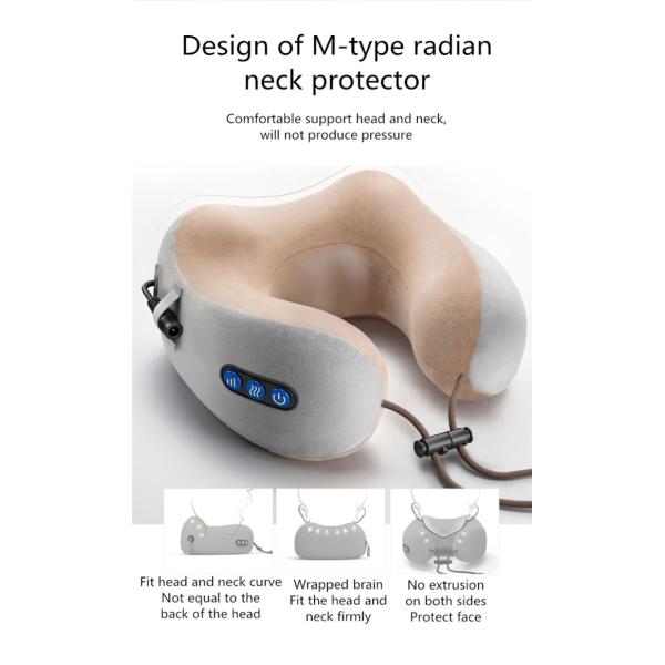 U Shaped Shiatsu Neck And Shoulder Massager Kneading Massage Pillow For Neck Relief