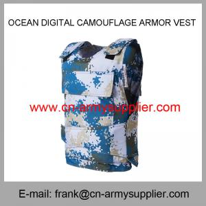 Wholesale Wholesale Cheap China Military Ocean Digital Camouflage Ballistic Armor Vest from china suppliers