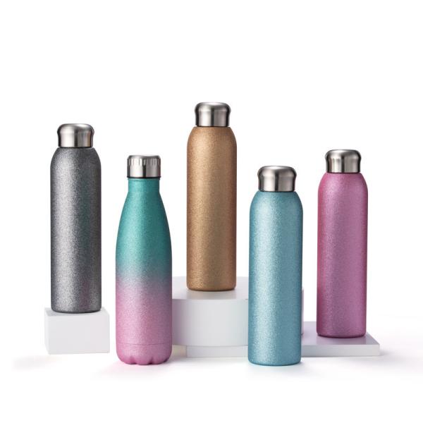 350ml 500ml 750ml Insulated Stainless Steel Water Bottles Keep Cold 24hrs Hot