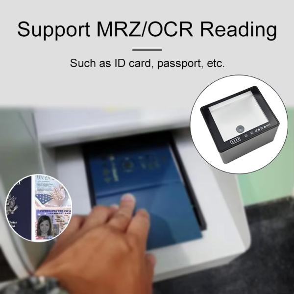 Access Control RFID NFC Scanner Bluetooth QR Code Card Reader For Integrated Embedding