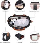 Men Lightweight Duffel Travel Bag For Camping Separated Shoe Pouch 46X20X30CM