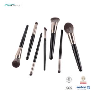 Wholesale OEM ODM 7pcs Synthetic Hair Makeup Brush Set Aluminiujm Ferrule from china suppliers