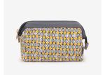 Flower Printed Makeup Pouch Organizer / Makeup Travel Case Organic Cotton