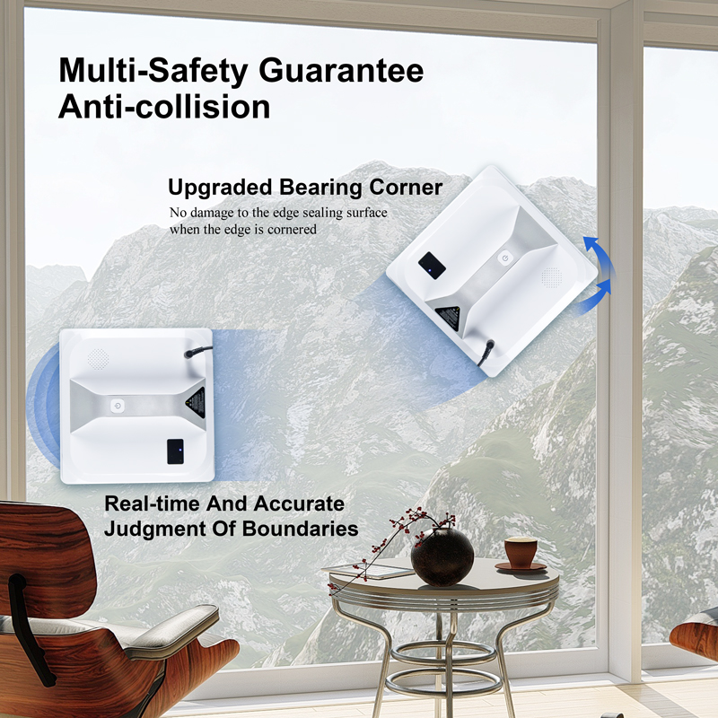 24V Cordless Robot Window Cleaner Multi Functional Smart Window Cleaning Robot