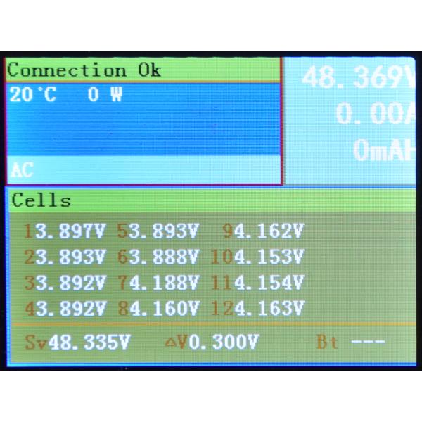 43.8V 1500W Lipo Battery AC DC Balance Charger Discharger For UAV Drones 4S 40A