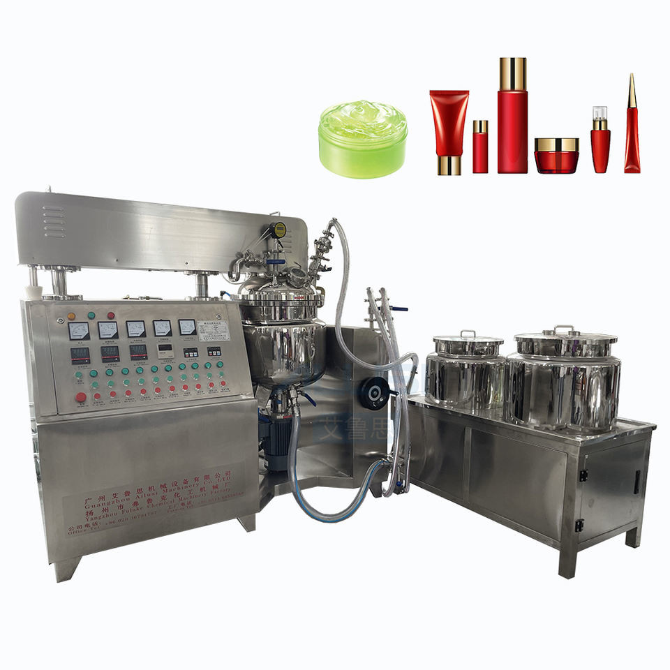 Moisturizing Cream Emulsifier Lotion Vacuum Homogenous Emulsifying Mixer Equipment Ointment Foundation Mixing Machine