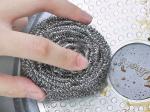 Round Stainless Steel Cleaning Ball Rust Resistance For Kitchen Cleaning