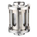 304 Stainless Steel Sanitary Sight Glass With Protective Net For Pharmaceutical
