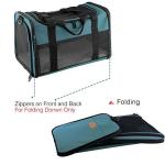 Flight Approved Dog Travel Carrier Bag , Animal Carriers For Planes Fashionable