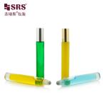 Round Shape Transparent Glass Roller Ball Bottles Perfume Roll-On Bottle 10ml