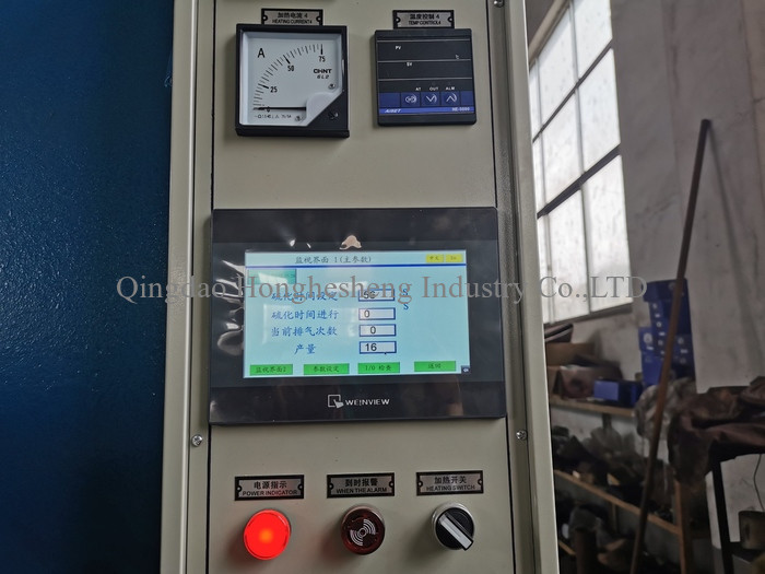 Frame Type 200T PLC Vulcanizing Press Machine With 1 Layer