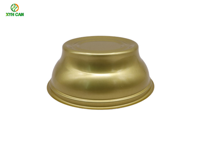 2 Piece Can Food Soup Packaging Round Bowl Shape with White Oil Inner