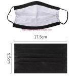 Black earloop Disposable Protective Face Mask 50pcs/box Anti Pollution