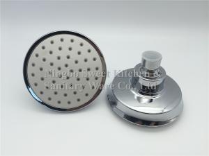 Wholesale ABS plastic material 4inch round chrome plating shower head top shower rain shower wholesale from china suppliers