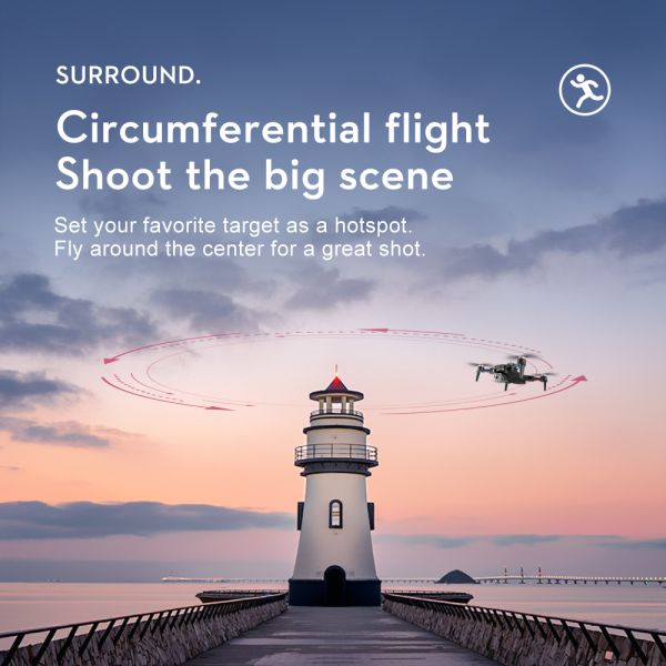 S2S Drone 8K Professional HD Dual Camera Brushless Obstacle Avoidance Aerial Photography Foldable Quadcopter Toys Gifts