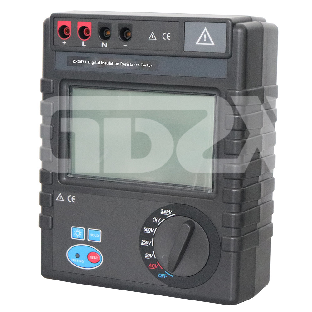 ZX2671 Digital Insulation Resistance Tester Long Standby Time