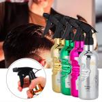 500ml Pink/Yellow/Green/White Cylindrical Smooth Plastic Bottle With Black Spray