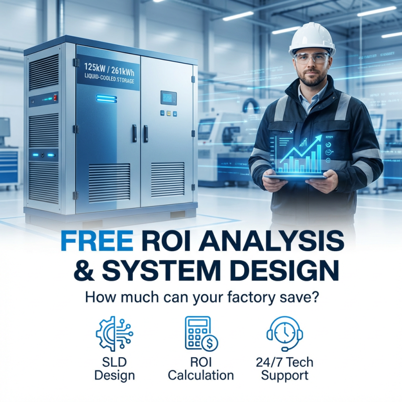 125kW/261kWh Liquid Cooling BESS with Off-grid Capability for Mining and Remote Areas
