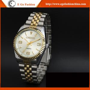 Wholesale 004C Dress Watches Woman Stainless Steel Watch Fashion Quartz Watches Man Couple Watch New from china suppliers