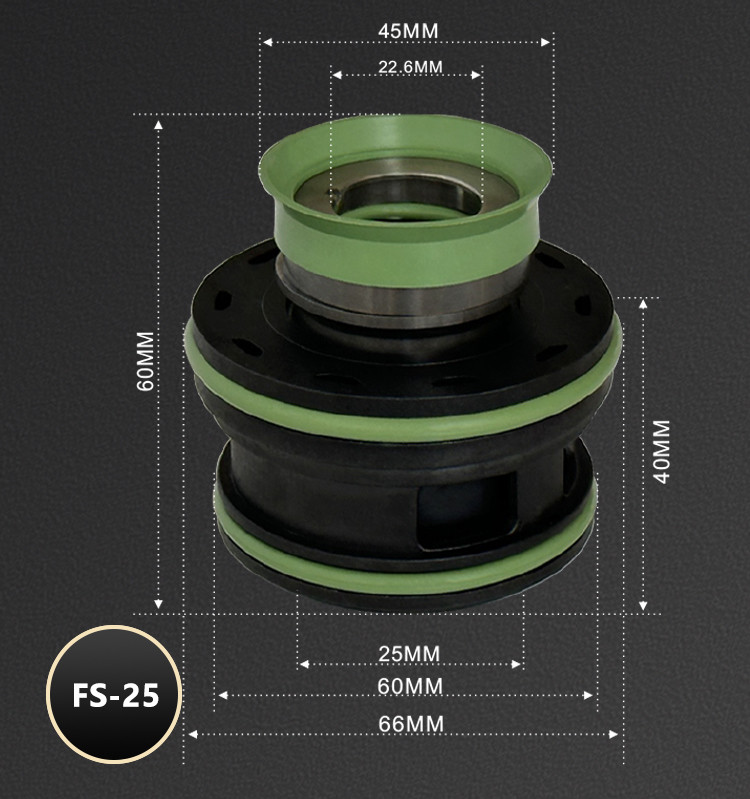 BERGMAN Replace Flygt Pump Seal 7698733 FS-25mm 2660 4630 4640 Metal Frame Cartridge Mechanical Seal