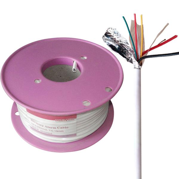 10x0.22mm2 Shielded CCA Conductor CPR Eca Alarm PVC Jacket Control Cable for