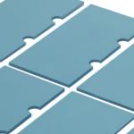 Flexible Silicone Thermal Pad 0.020-0.200mm Dielectric Constant 3.49~9.8 1MHz