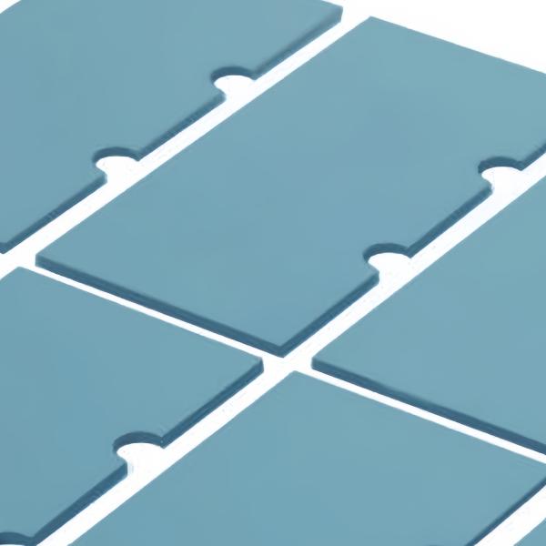 Flexible Silicone Thermal Pad 0.020-0.200mm Dielectric Constant 3.49~9.8 1MHz