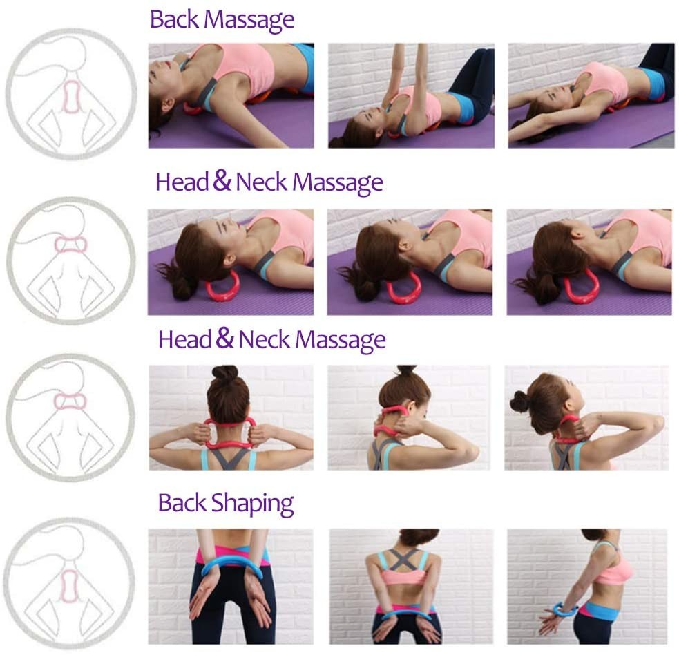 Ergonomic Pilates Fitness Yoga Ring Multifunctional For Pain Relieve